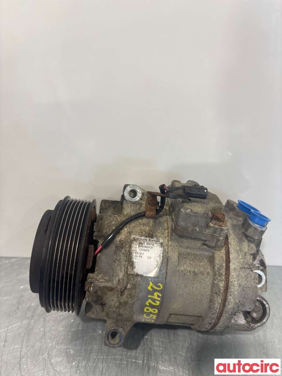 Aircondition kompressor til Nissan Qashqai 2010-2014 (Type I, Fase 2) (NISSAN|NO NUMBER|CSV617|92600BB0CA)