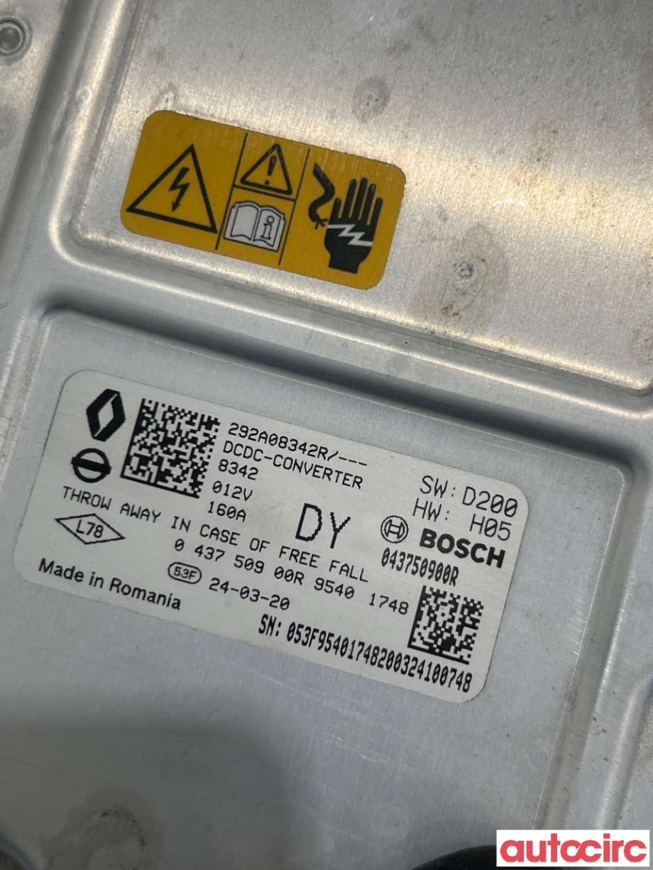DCDC converter hybrid til Nissan Ariya 2022-->>  (NISSAN|292A000Q0H|043750900R|292A08342R)