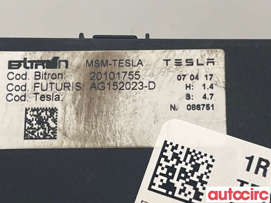Styreenhet sete til Tesla Model X 2016-->> (TESLA|1072740-00-A|1068116-00-B)