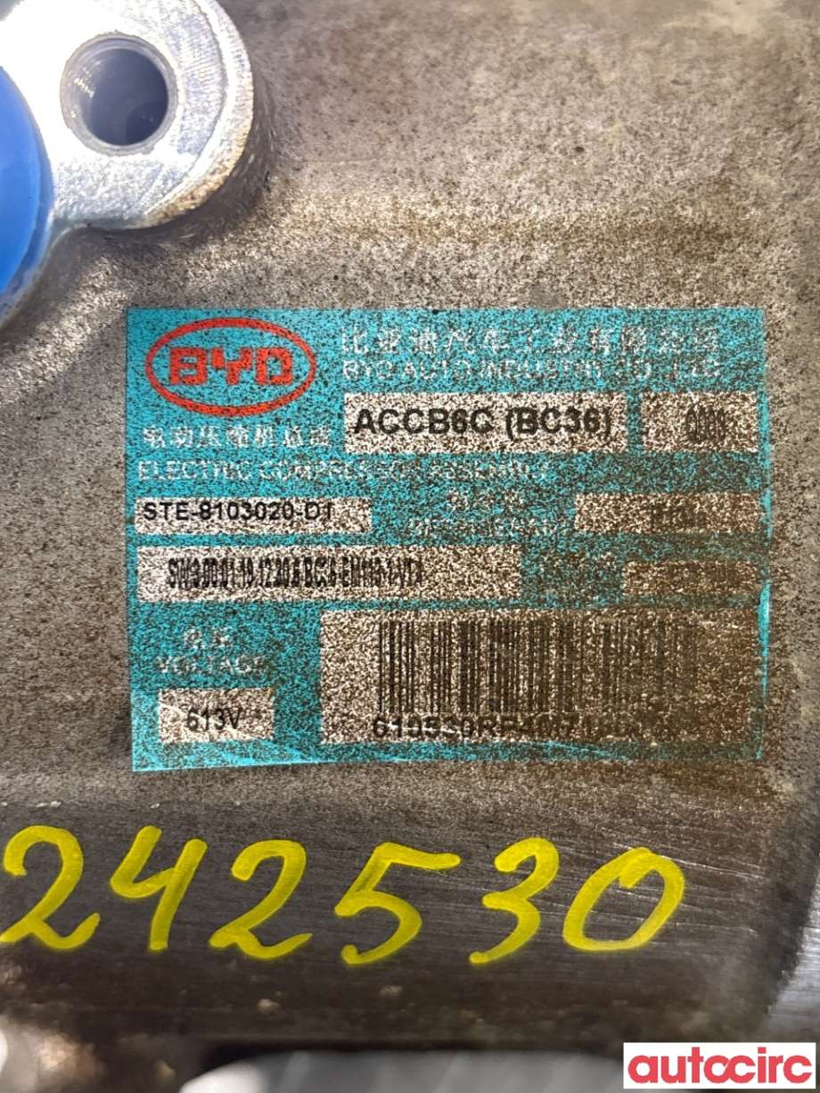 Aircondition kompressor til BYD Tang 2020-->>  (BYD|STE-8103020|ACCB6CBC36|STE-8103020-D1)