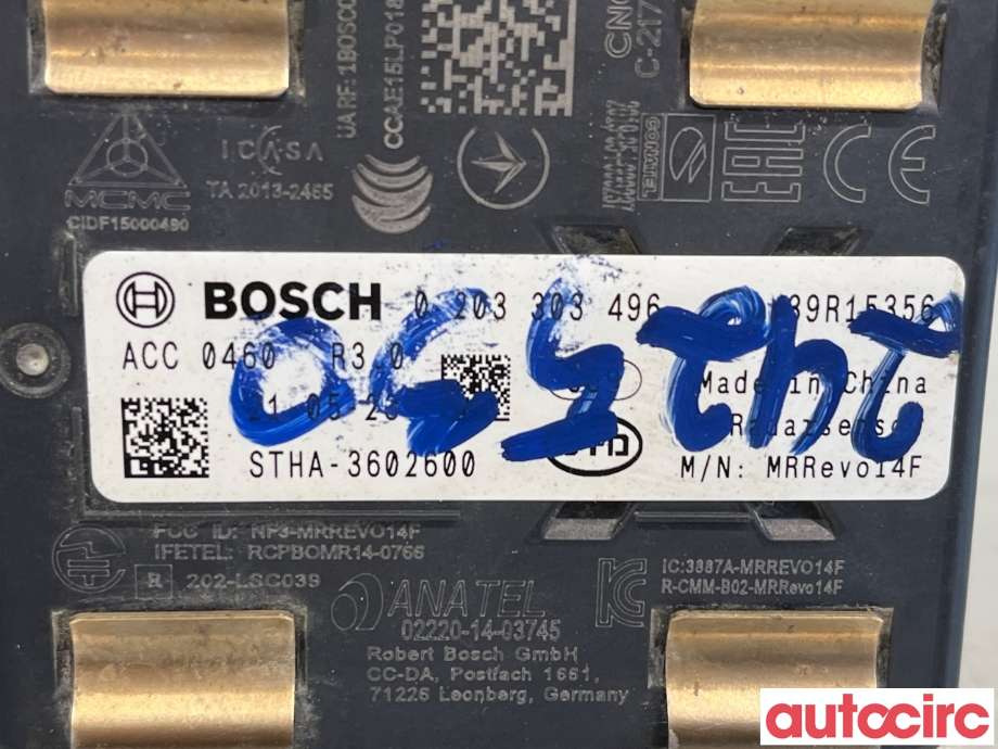 Sensor radar til BYD Tang 2020-->>  (BYD|STHA-3602600|0203303496)
