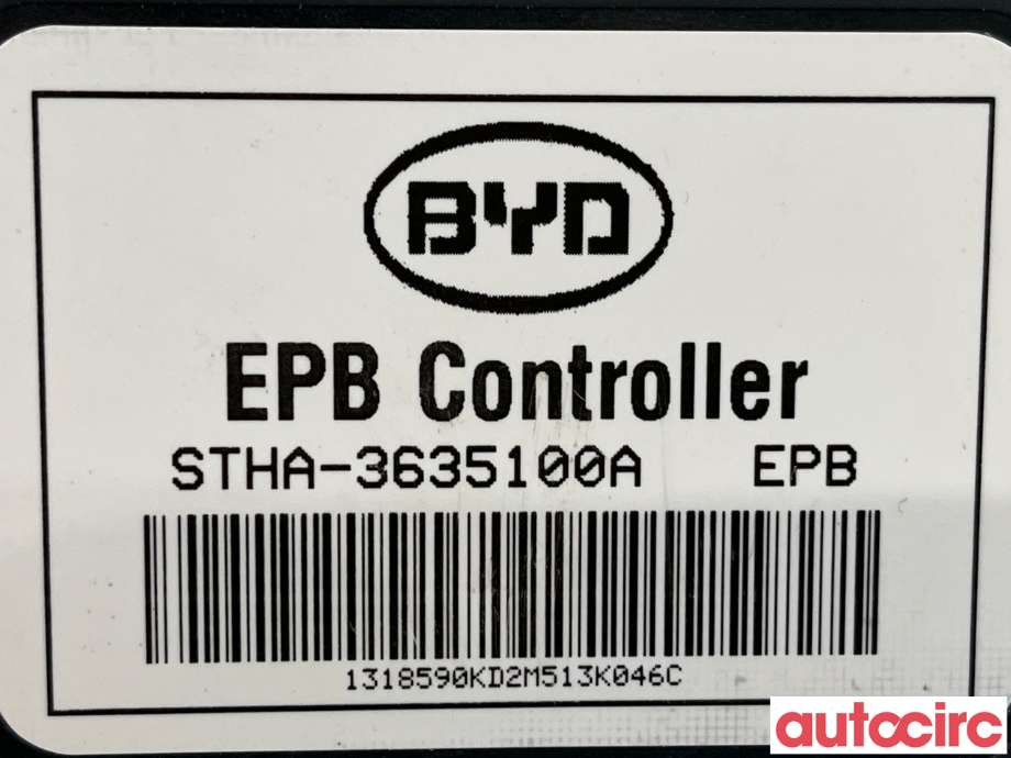 Styreenhet elektrisk parkbrems (EPB - Electric Parking Brake) til BYD Tang 2020-->>  (BYD|STHA-3635100A|)