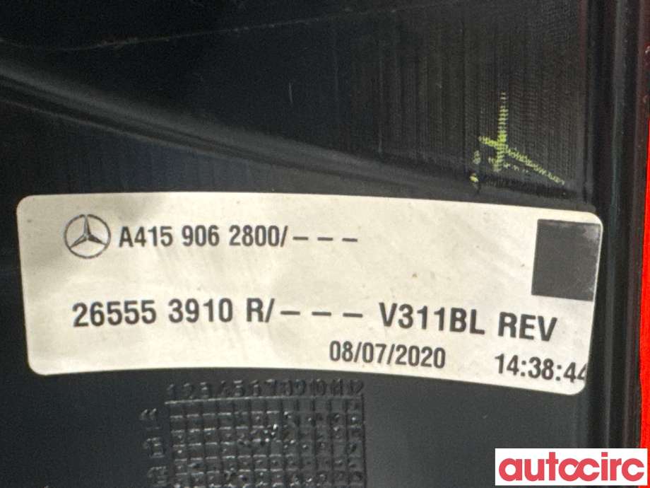Baklykt venstre til Mercedes Citan 2012-2021 (W415) (W415) (MERCEDES|A4159062800|)