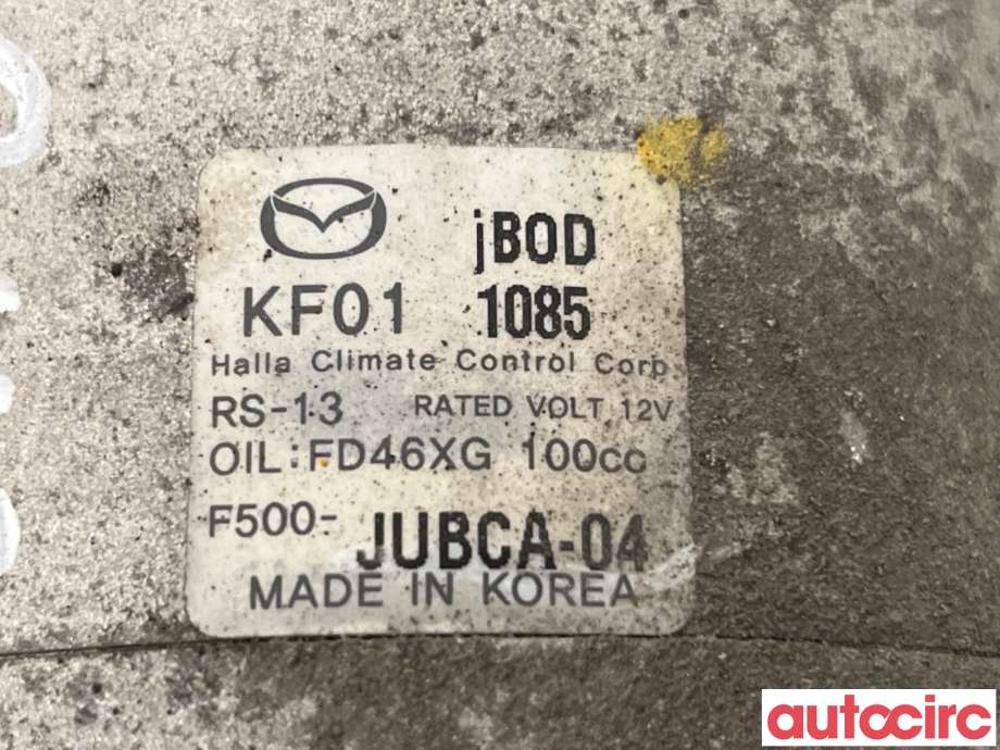 Aircondition kompressor til Mazda CX-5 2012-2017 (Type I)  (MAZDA|KF01-61-450A|F500-JUBCA-04|KF01)