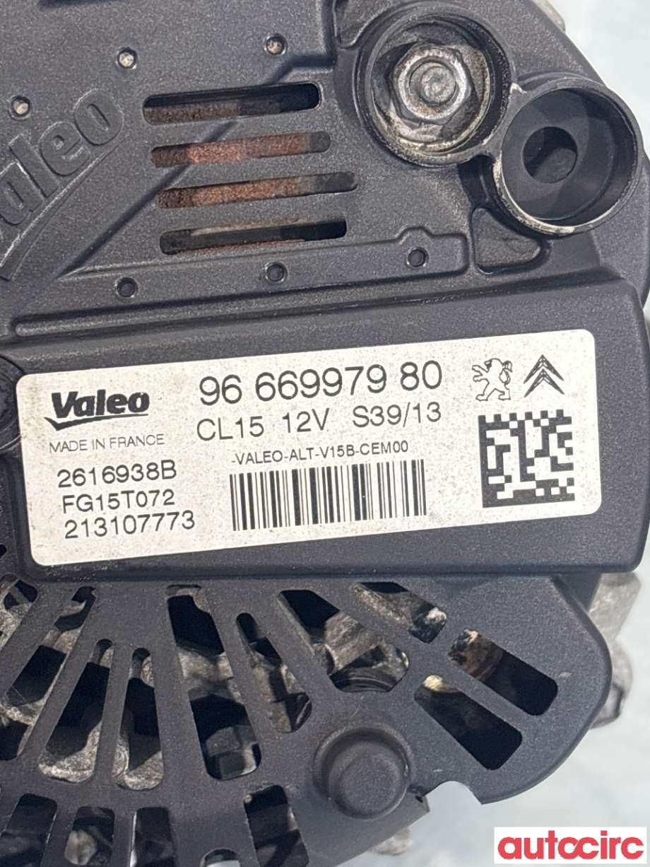 Dynamo til Citroën C4 2011-2017 (Type II)  (CITROEN|5705NR||9666997980)