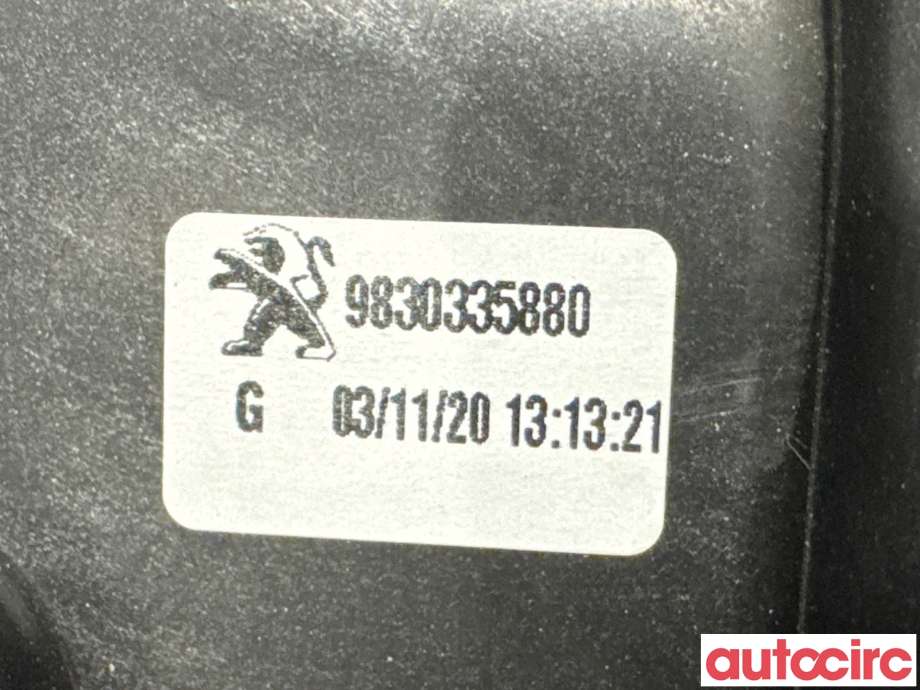 Ruteheis venstre foran til Peugeot Partner 2019-->> (Type III)  (PEUGEOT|9830335880|0130824267|9840175880)