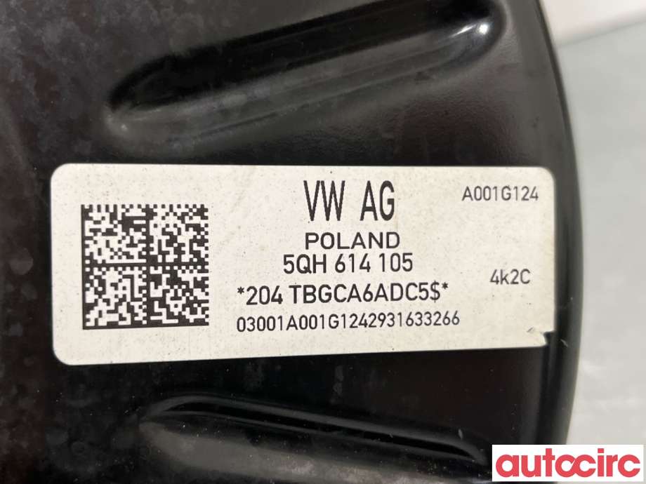 Bremsekraft-forsterker til VW Touran 2015-2021 (Type II)  (VOLKSWAGEN|5Q1614106R||5QH614105)
