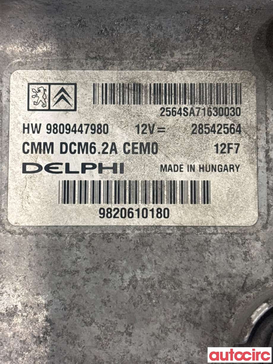 Styreenhet motor til Citroën Jumpy 2016-->> (Type III)  (CITROEN|1677616580|28542564|9809447980)