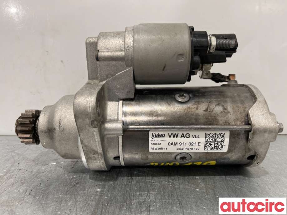 Starter diesel til VW Touran, 2015-2021 (Type II)  (VOLKSWAGEN|0AM911021EX)