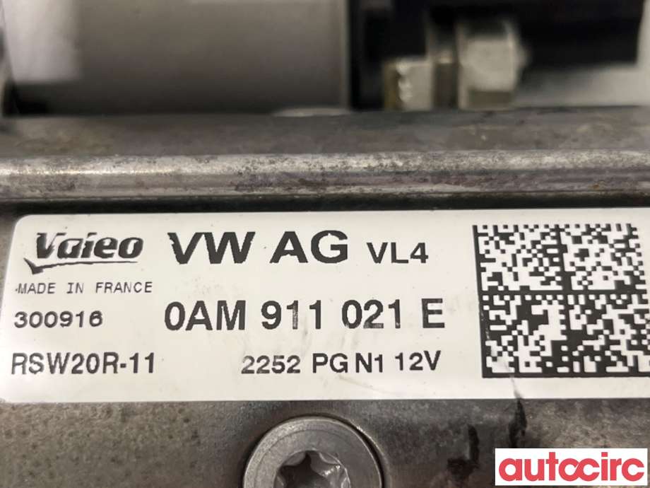 Starter diesel til VW Touran 2015-2021 (Type II)  (VOLKSWAGEN|0AM911021EX|RSW20R-11|0AM911021E)