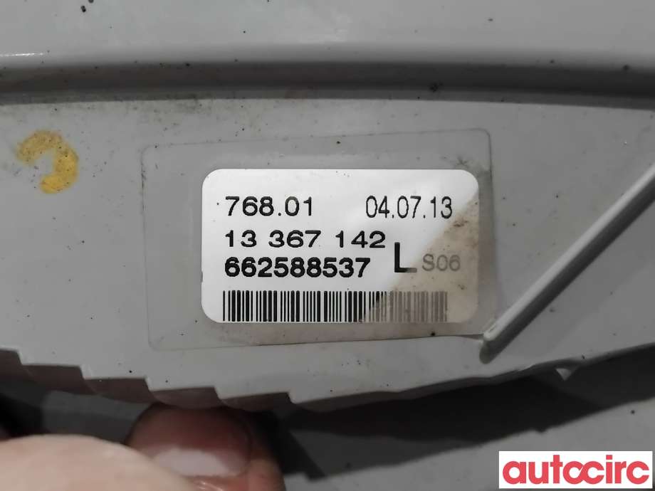 Blinklykt venstre til Opel Astra J 2010-2015  (OPEL|13367142|)