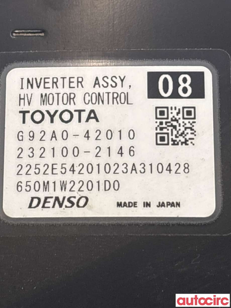 Inverter hybrid til Toyota RAV4 2019-->> (Type V)  (TOYOTA|G92A042112|232100-2146|G92A0-42010)