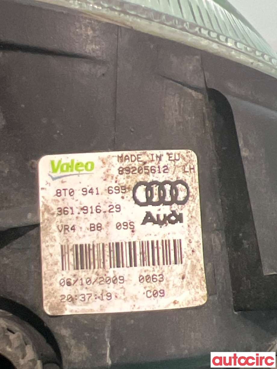 Tåkelykt venstre foran til Audi A5 2007-2016 (Type I)  (AUDI|8T0941699|)