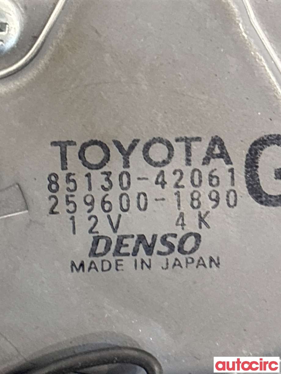 Viskermotor bakrute til Toyota RAV4 2006-2009 (Type III, Fase 1)  (TOYOTA|8513042061|259600-1890|85130-42061)