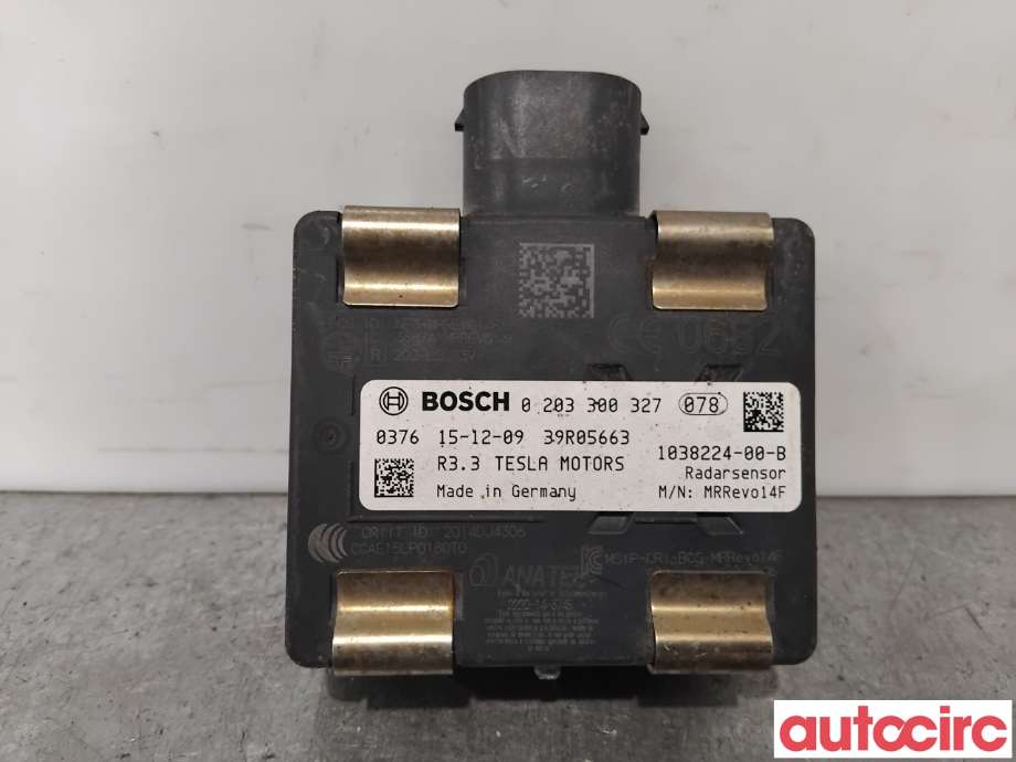 Sensor radar til Tesla Model S 2016-2021 (Fase 2)  (TESLA|1038224-00-B|0203300327)