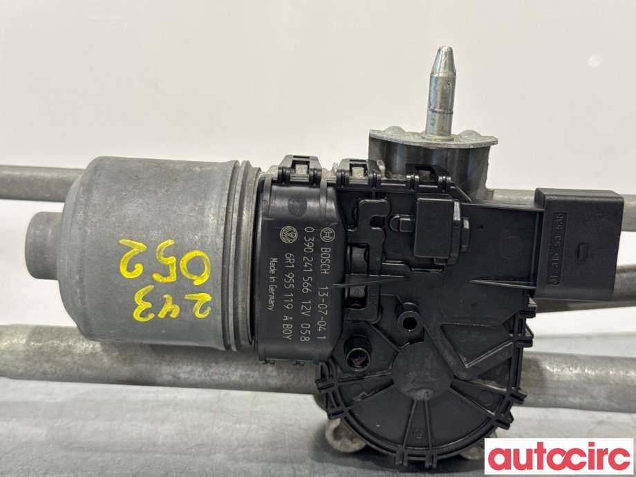 Viskermotor frontrute til VW Polo 2009-2014 (Type V, Fase 1)  (VOLKSWAGEN|6R1955023C|0390241566|6R1955119A)