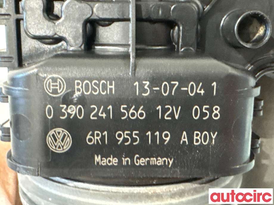 Viskermotor frontrute til VW Polo 2009-2014 (Type V, Fase 1)  (VOLKSWAGEN|6R1955023C|0390241566|6R1955119A)