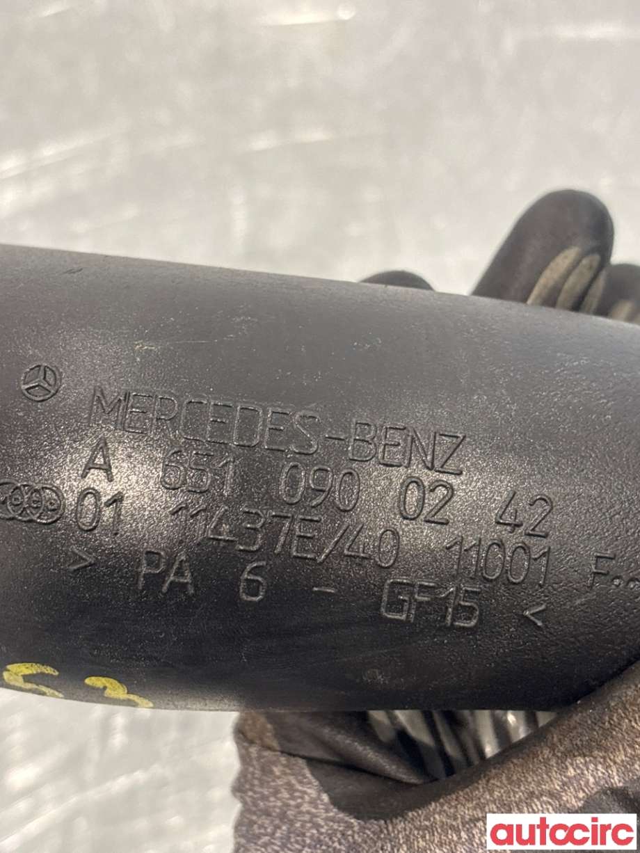 Turbo rør til Mercedes E-Klasse 2009-2013 (Fase 1) (W212) (W212) (MERCEDES|A6510900242|)