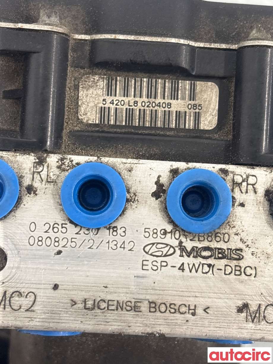 ABS sentral til Hyundai Santa Fe 2006-2009 (Type II, Fase 1) (HYUNDAI|589102B860|0265230183|58910-2B860)