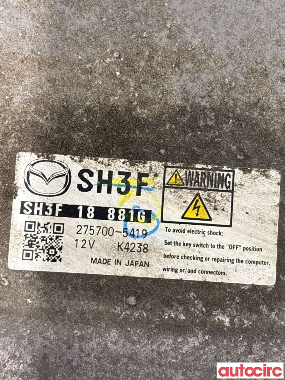Styreenhet motor til Mazda CX-5 2012-2017 (Type I) (MAZDA|SH3F-18-881S|275700-5419|SH3F18881G)