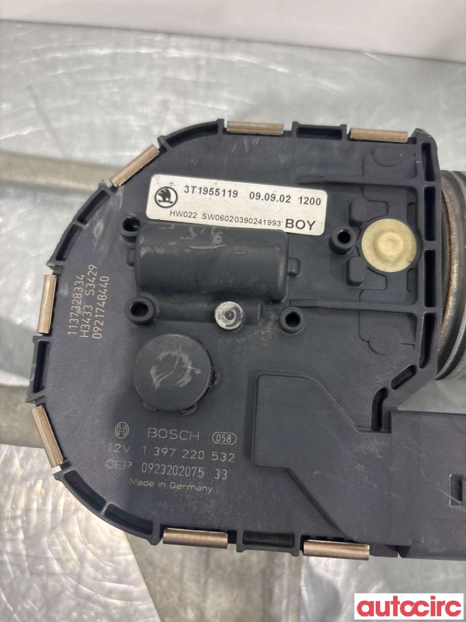 Viskermotor frontrute til Škoda Superb 2008-2015 (Type II)  (SKODA|3T1955119|1397220532)