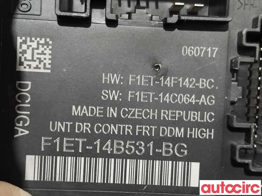 Styreenhet dør venstre foran til Ford Transit Connect 2013-2018 Type II, Fase 1  (FORD|2095148||F1ET-14B531-BG)