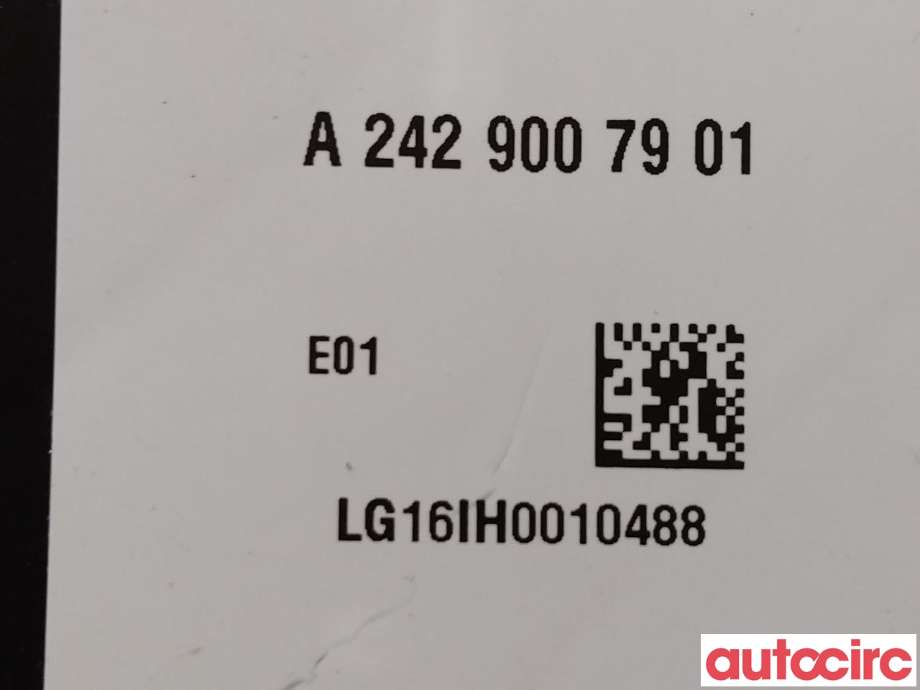 Styreenhet diverse til Mercedes B-Klasse 2011-2018 (W246) (W246) (MERCEDES|A2429007901)