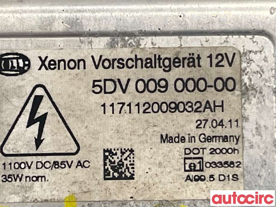 Styreenhet xenon/ballast til VW Golf VI 2008-2012  (VOLKSWAGEN|5M0907391|5DV009000-00|)