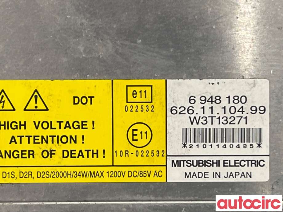 Styreenhet xenon/ballast til Volvo V70 2007-2013 (Type III, Fase 1) (VOLVO|30744459|6261110499|6948180)