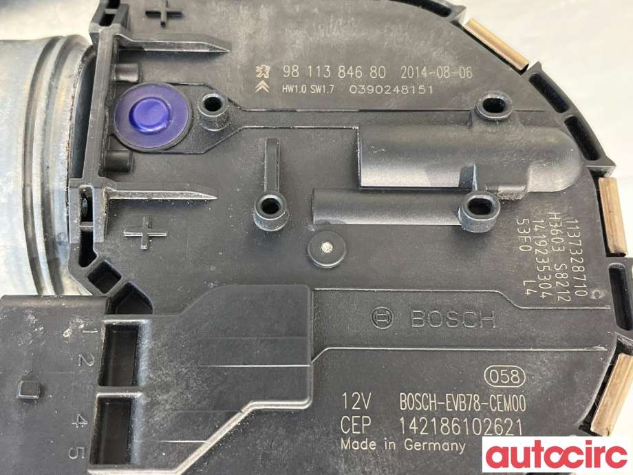 Viskermotor frontrute til Citroën C4, Picasso 2013-2018 (Type II)  (CITROEN|9816172880|0390248151|9811384680)