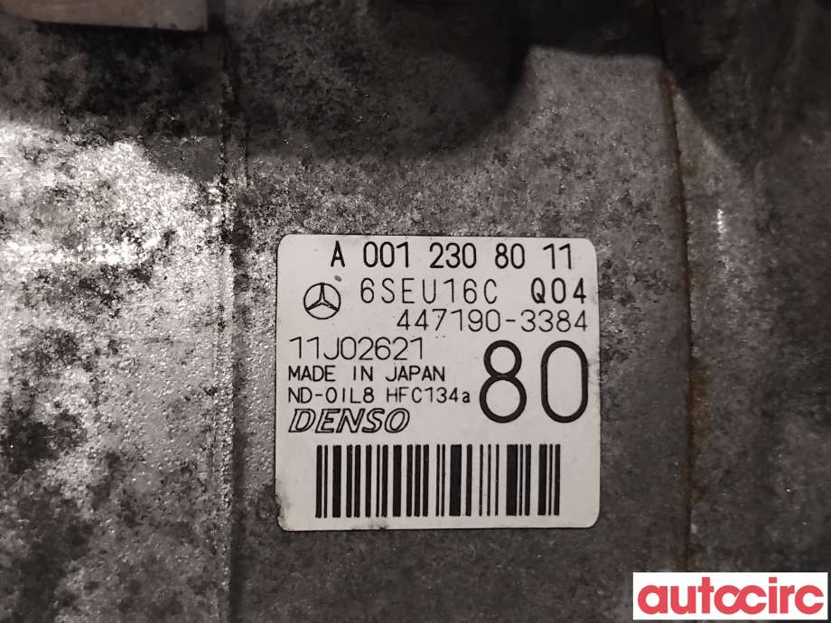 Aircondition kompressor til Mercedes E-Klasse 2006-2009 (Fase 2) (W211) (W211) (MERCEDES|A0012308011|447190-3384)