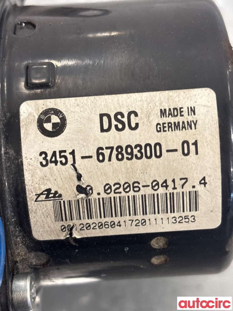 ABS sentral til BMW 3-Serie 2005-2011 (E90/E91/E92/E93) (E90/E91/E92/E93) (BMW|34512460468|100960-08453|3451-6789300-01)