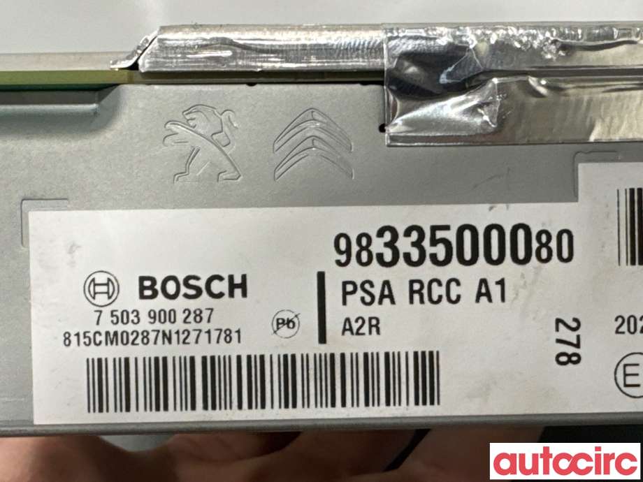 Bilstereo til Citroën Berlingo 2019-->> (Type III)  (CITROEN|1631483380|7503900287|1663362980)