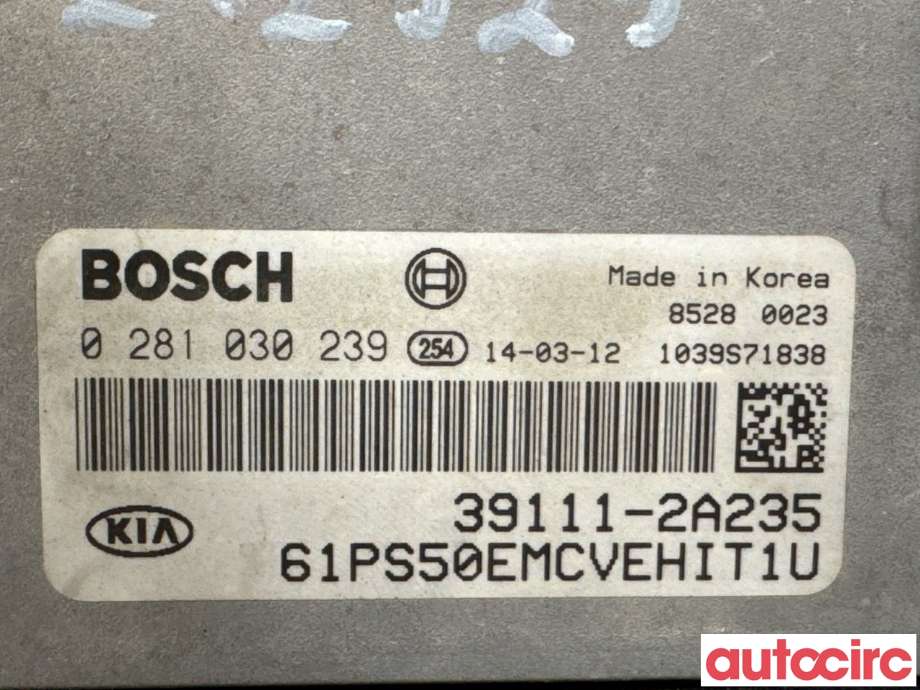 Styreenhet motor til Kia Soul 2014-2019 (Type II) (KIA|391112A235|0281030239|39111-2A235)