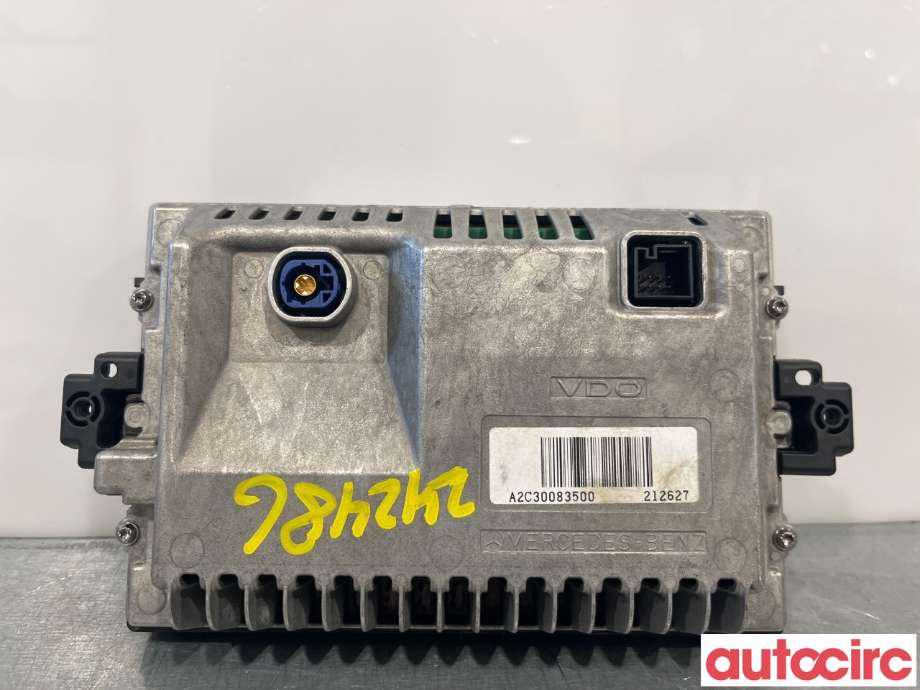 Multimedia display (MCU - Media Controller Unit) til Mercedes C-Klasse 2011-2014 (Fase 2) (W204) (W204) (MERCEDES|A1729008500|A2C30083500)