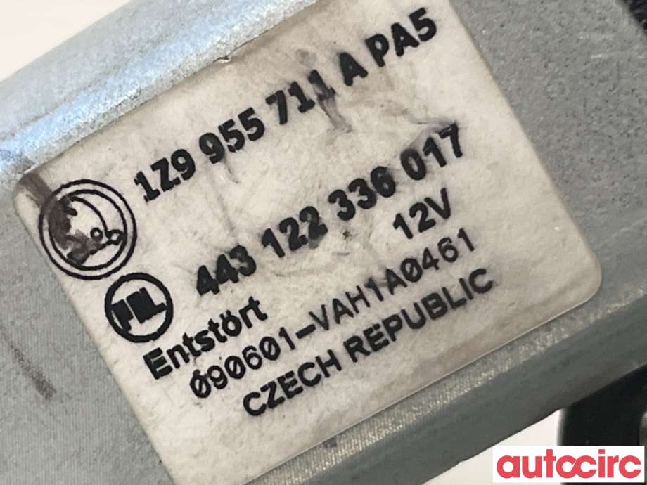 Viskermotor bakrute til Škoda Octavia 2005-2008 (Type II, Fase 1)  (SKODA|1Z9955711A)