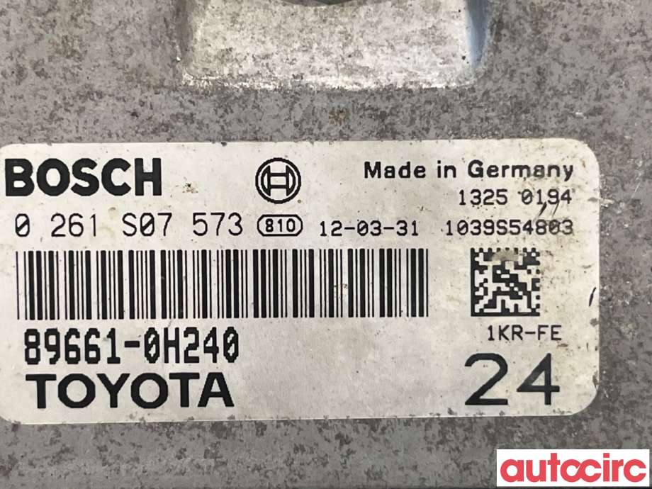 Styreenhet motor til Peugeot 107 2006-2014  (PEUGEOT|B000576880|896610H240)