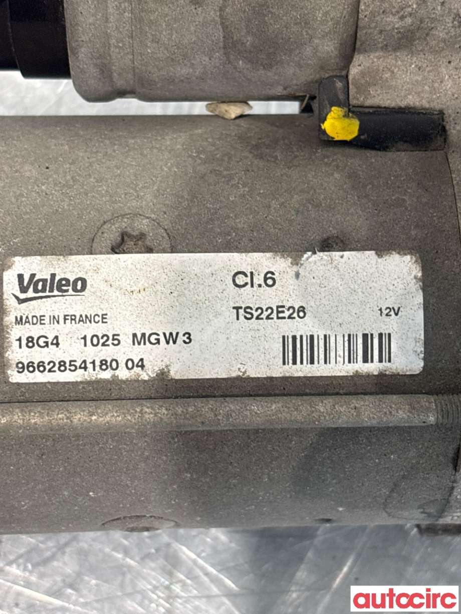 Starter diesel til Citroën C4, Picasso 2013-2018 (Type II) (CITROEN|5802AE|TS22E26|9662854180)