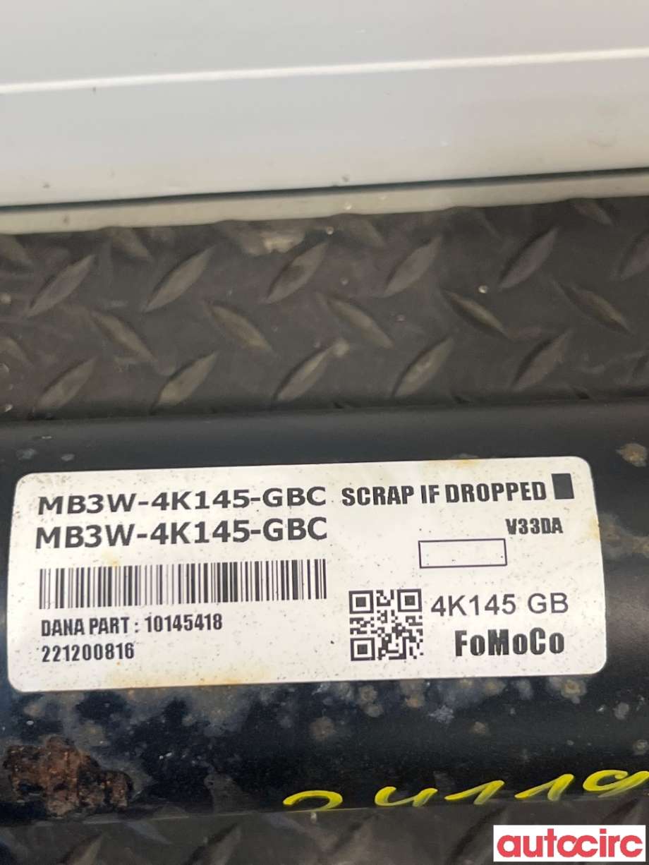 Mellomaksel til Ford Ranger / Ranger Raptor 2015-2022 (FORD|2620234|MB3W-4K145-GBC)