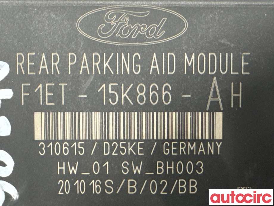Styreenhet parkering til Ford Focus 2014-2018 (Type III, Fase 2) (FORD|2125317|310615|F1ET-15K886-AH)
