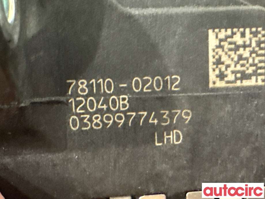 Pedal gass til Toyota Auris 2010-2012 (Type I, Fase 2) (TOYOTA|7811002012||781100F010)
