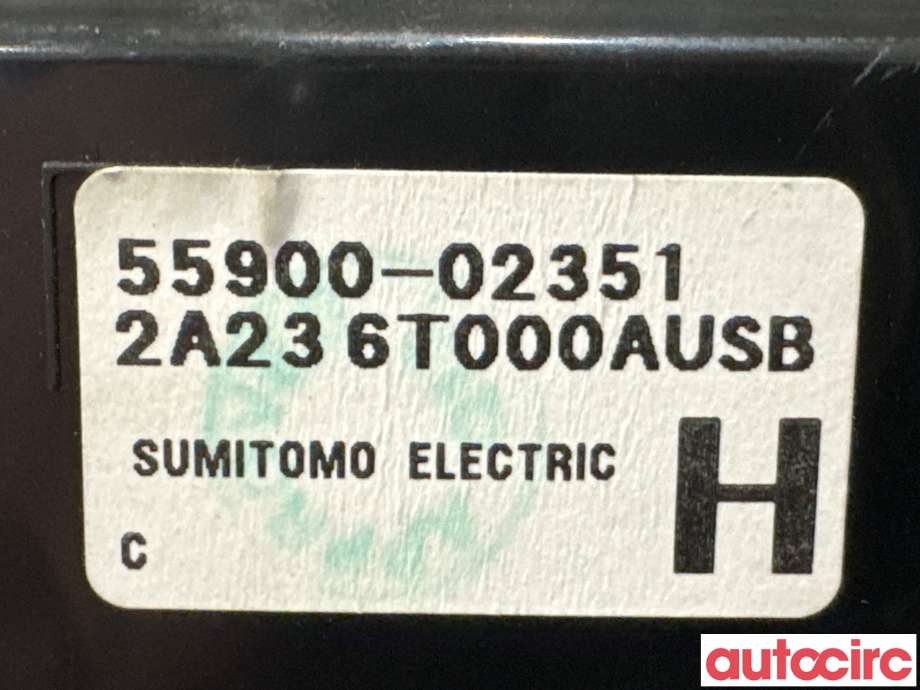 Varmeapparat betjening til Toyota Auris 2010-2012 (Type I, Fase 2)  (TOYOTA|5590002351||55900-02351)