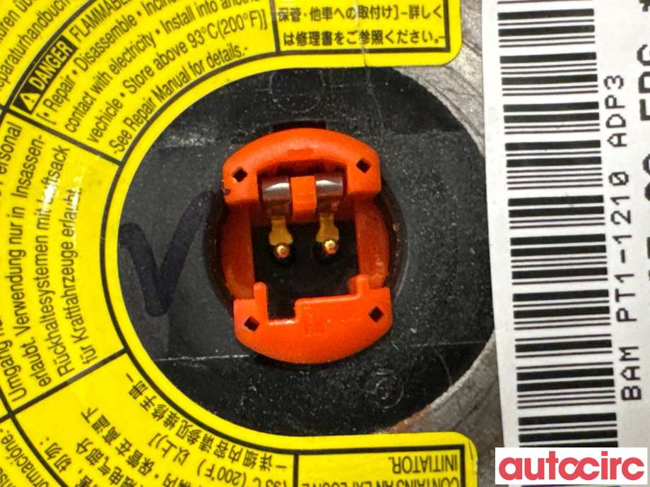 Airbag rattpute til Toyota Auris 2010-2012 (Type I, Fase 2)  (TOYOTA|4513002501B0||4513002730)