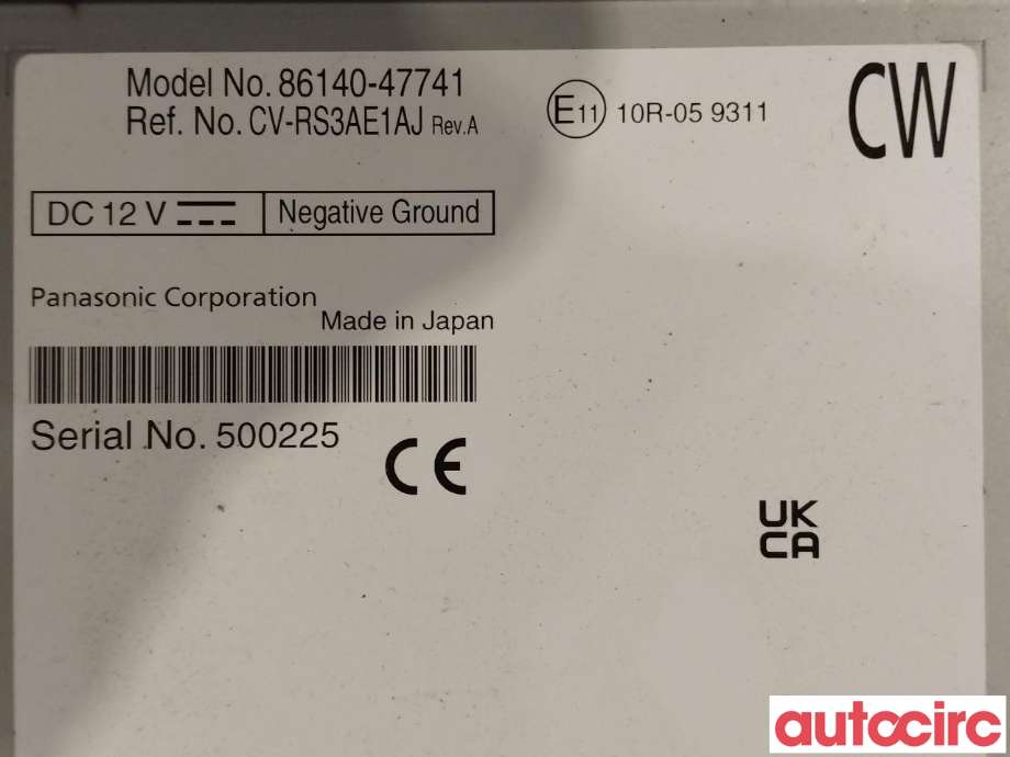 Multimedia display (MCU - Media Controller Unit) til Toyota Prius 2016-2023 (Type IV) (combi) (combi) (TOYOTA|8614047741)