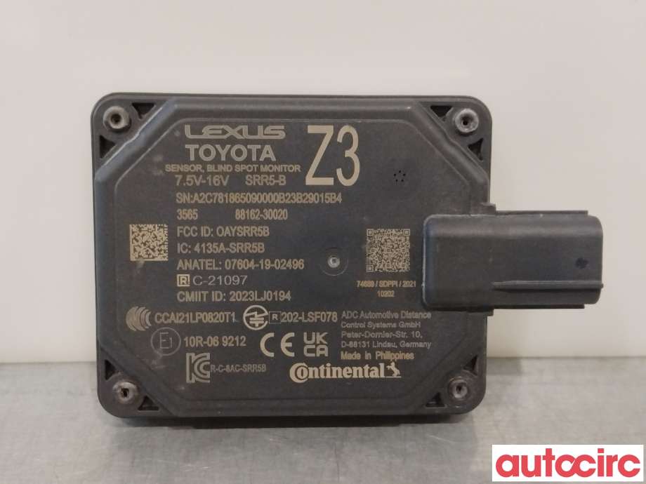 Sensor radar til Toyota bZ4X 2022-->>  (TOYOTA|8816230060|8816230020)