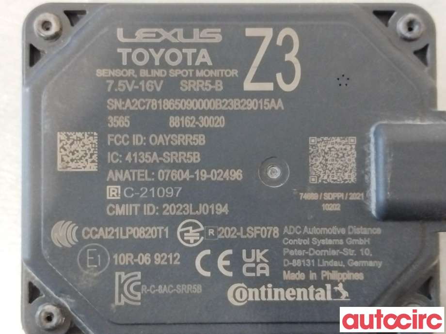 Sensor radar til Toyota bZ4X 2022-->> (TOYOTA|8816230060|8816230020)