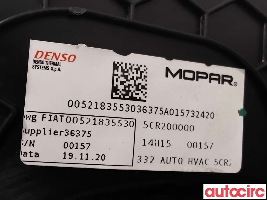 Diverse deler til Fiat 500 2021-->>  (FIAT|52212349||52183553)