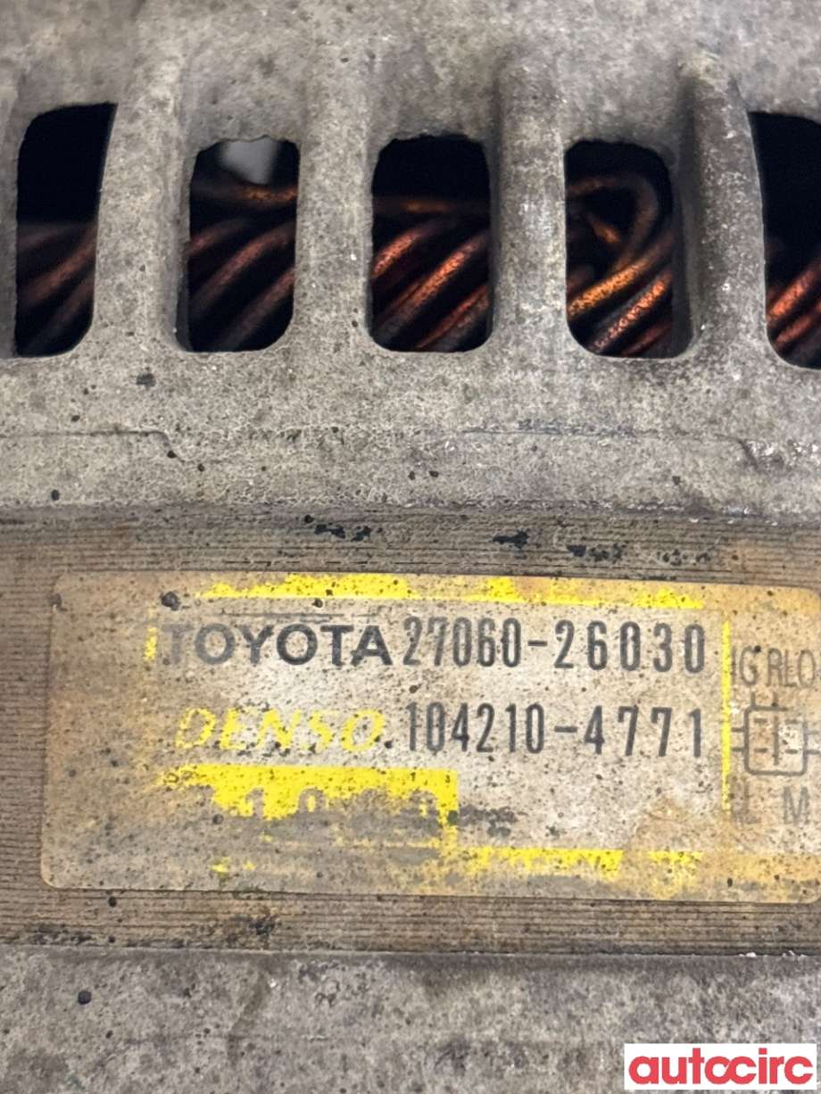 Dynamo til Toyota RAV4 2006-2009 (Type III, Fase 1)  (TOYOTA|2706026030|104210-4771|27060-26030)