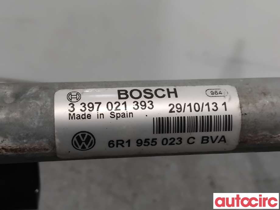 Viskermotor frontrute til VW Polo 2014-2017 (Type V, Fase 2)  (VOLKSWAGEN|6R1955023C|0390241566)