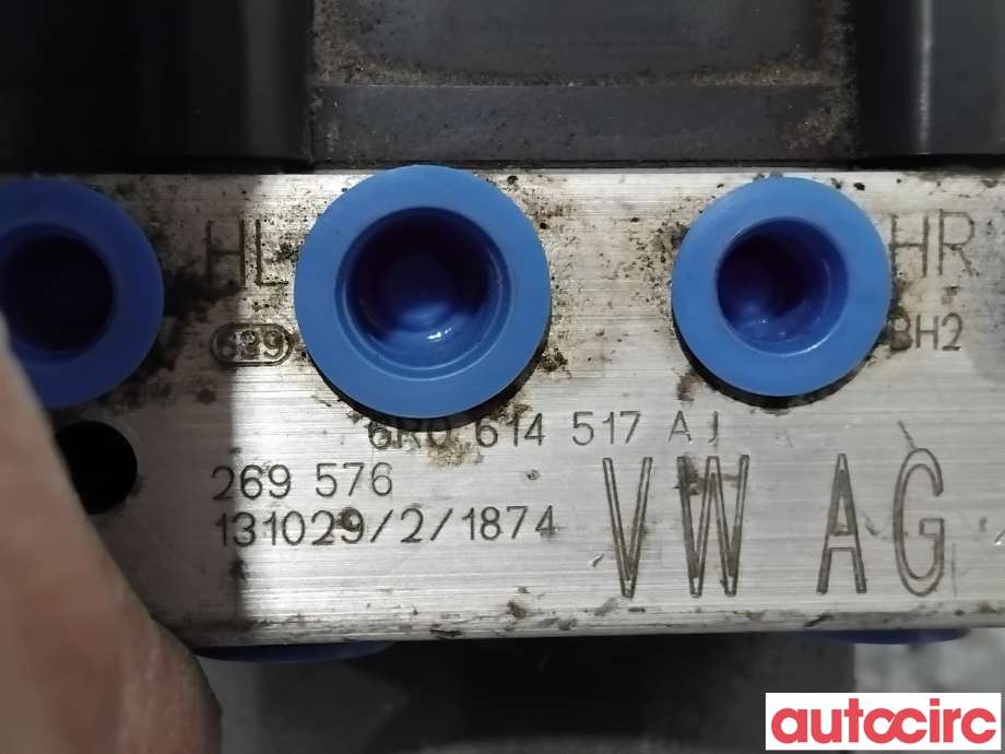 ABS sentral til VW Polo 2014-2017 (Type V, Fase 2)  (VOLKSWAGEN|6R0614517AJ|0265242274|6R0614517BT)